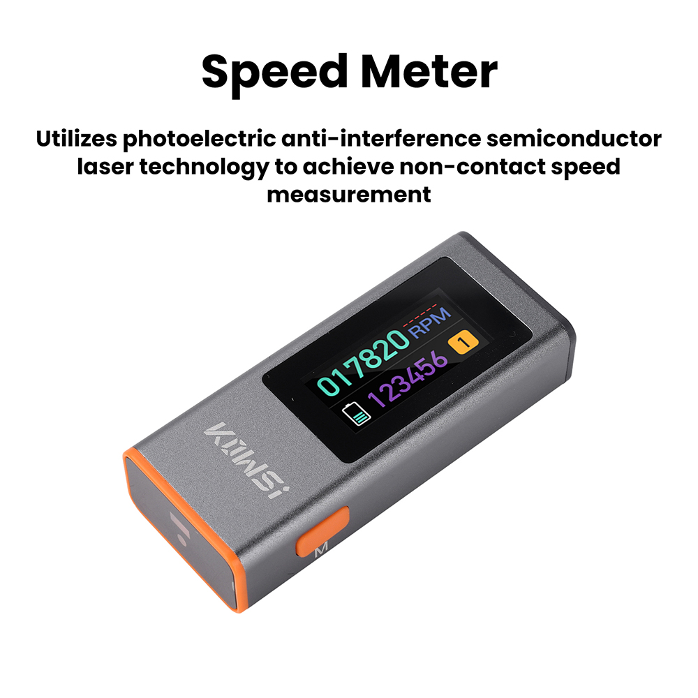 Tachometer Digital Laser Rpm - Tacômetro a laser digital KWS-ZS2508, medidor