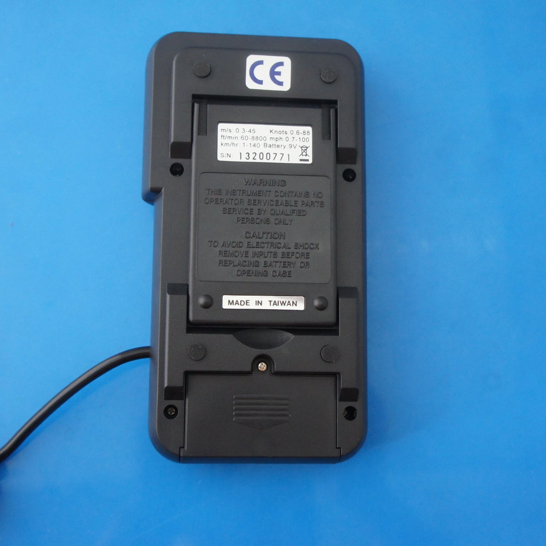 Anemometer Digital Wind Speed - Medidor de velocidade do ar portátil