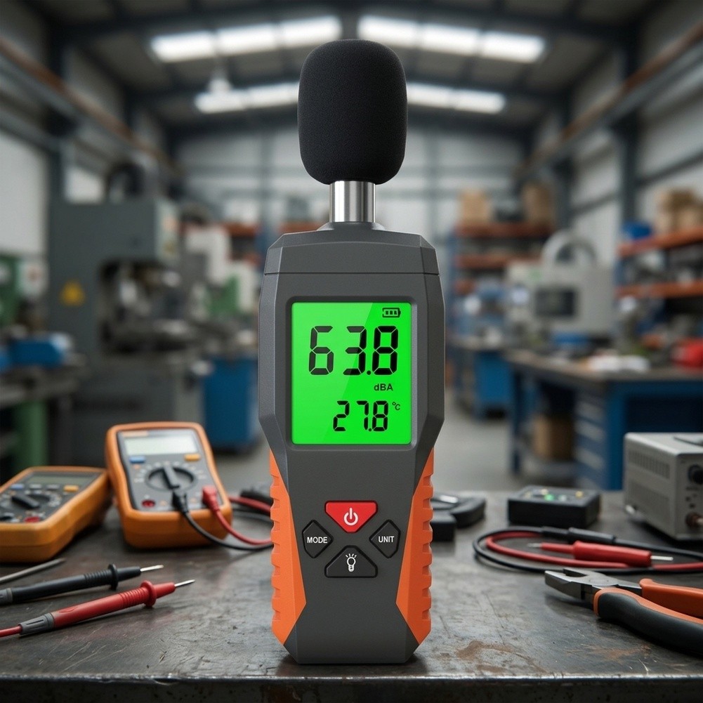 Sound Level Meter Db 30-130 - Medidor de Nível de Som Digital