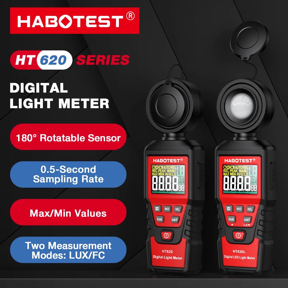 Lux Meter Digital Light - HABOTEST HT620 Medidor de Luz Digital,