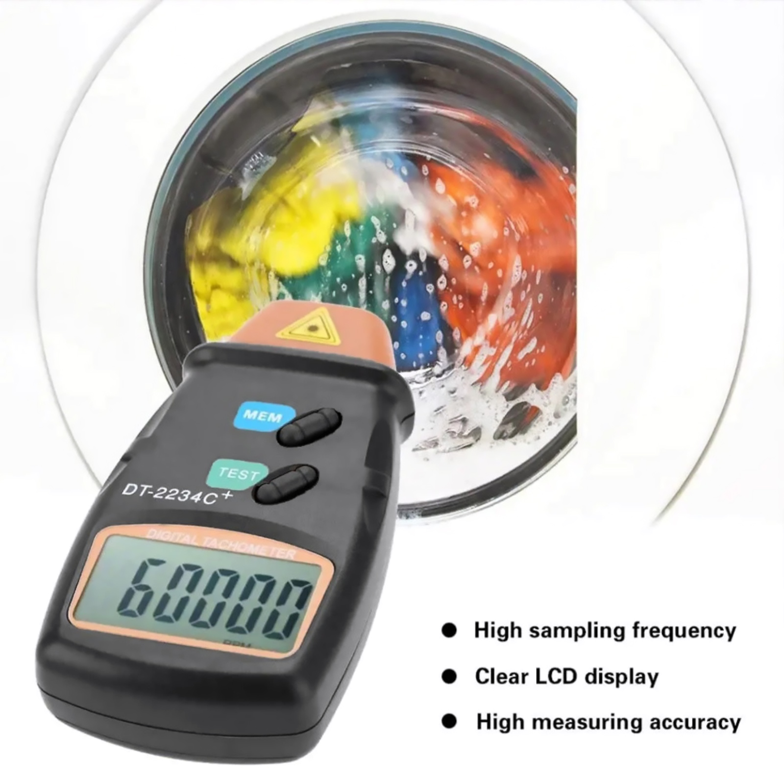 Tacômetro Digital a Laser 2.5- - Tachometer Digital Laser Rpm avaliação e preço