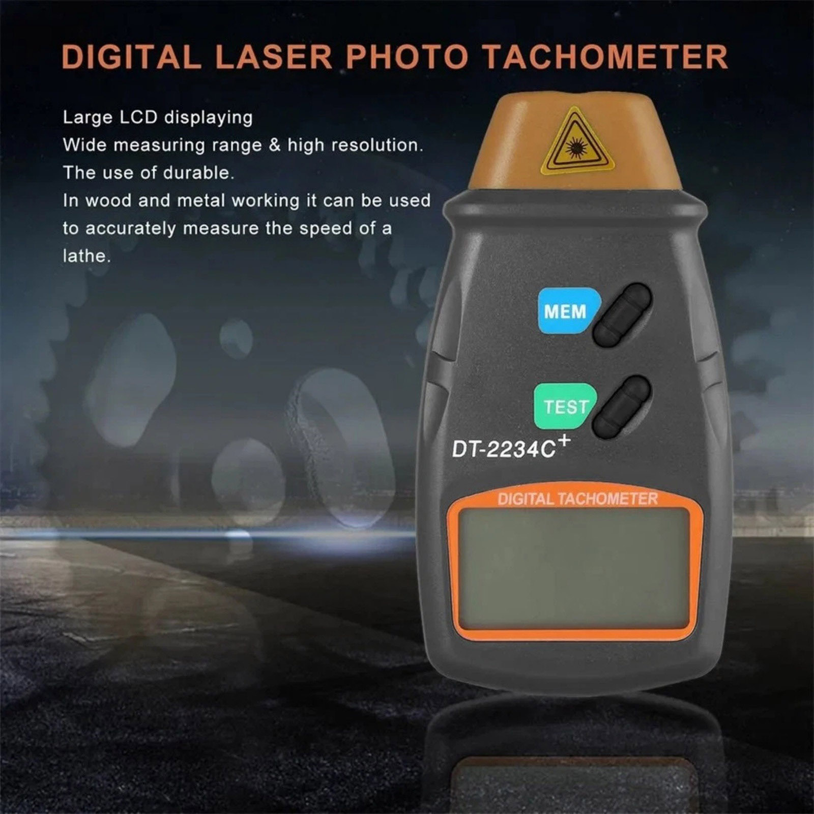 Tacômetro Digital a Laser 2.5- - Tachometer Digital Laser Rpm avaliação e preço