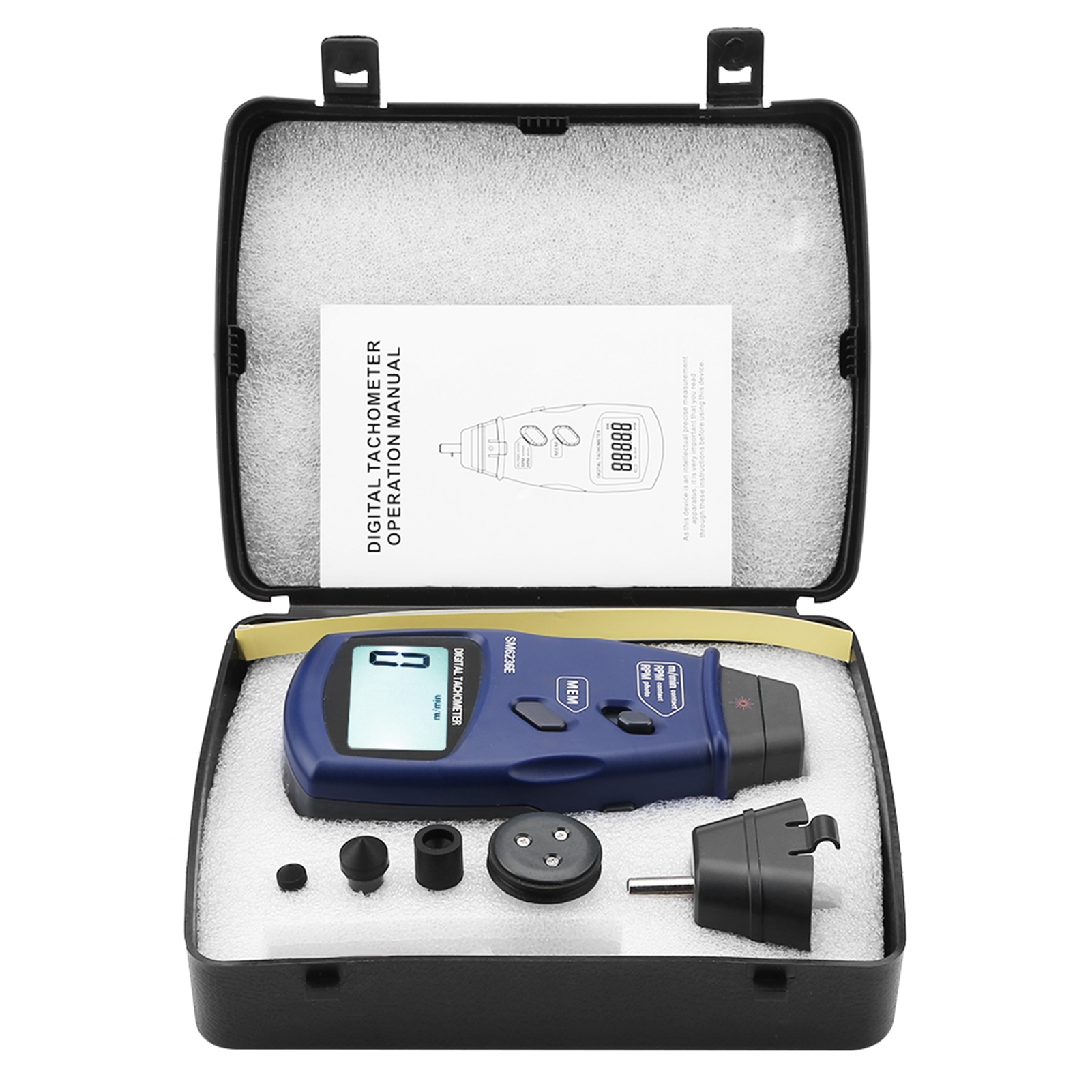 Tacômetro digital com tela LCD - Tachometer Digital Laser Rpm avaliação e preço