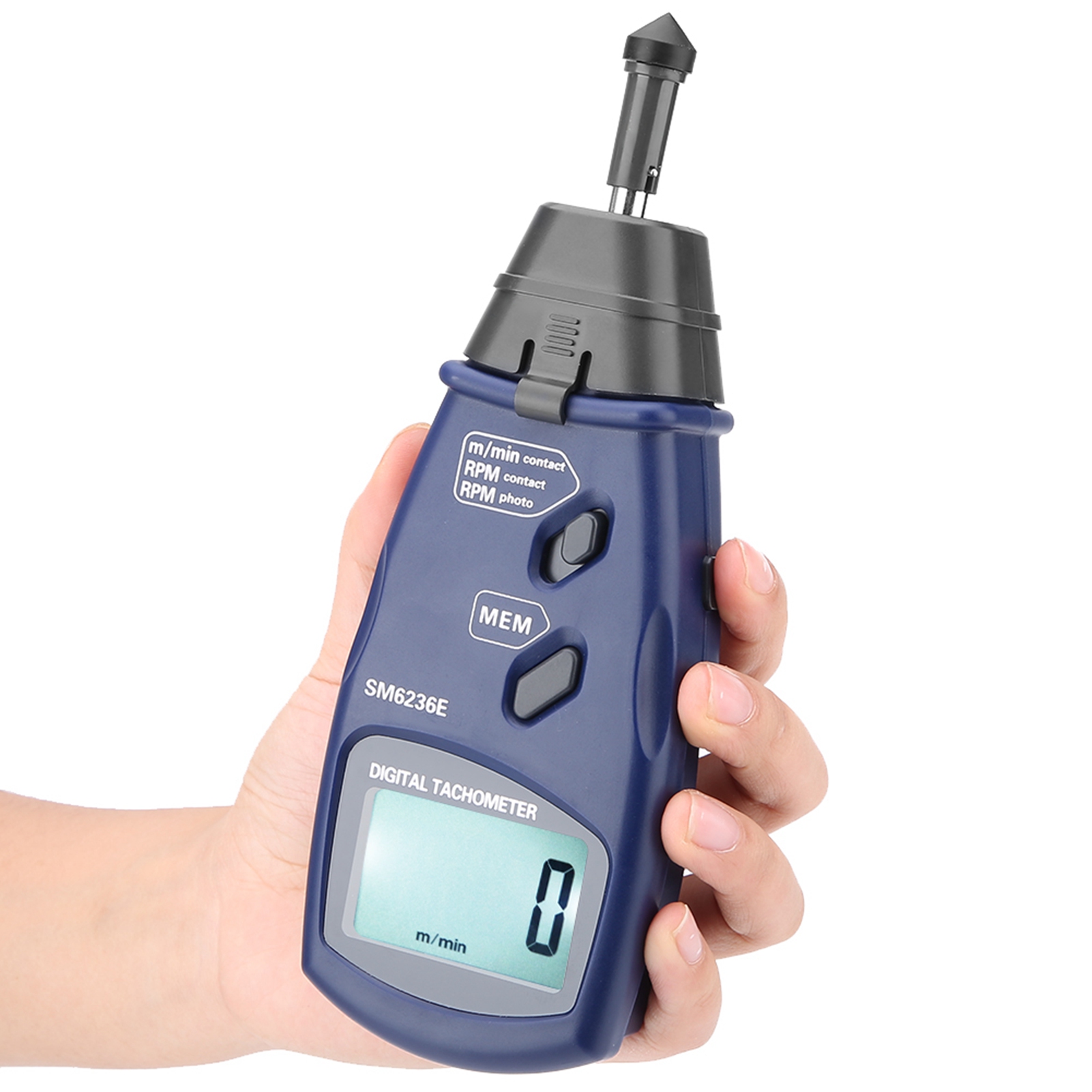 Tacômetro digital com tela LCD - Tachometer Digital Laser Rpm avaliação e preço