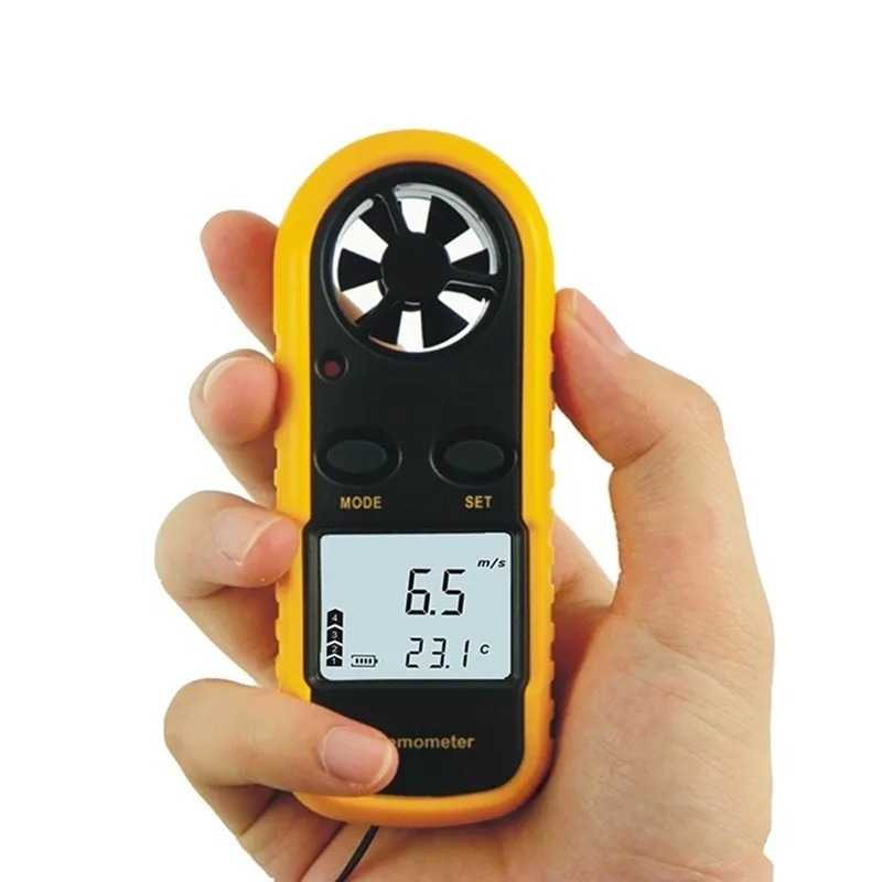 1 peça gm816 anemômetro digita - Anemometer Digital Wind Speed avaliação e preço