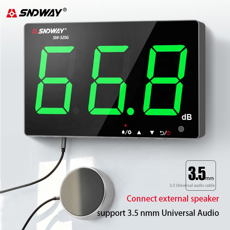 Sndway SW-525G medidor de níve - Sound Level Meter Db 30-130 avaliação e preço