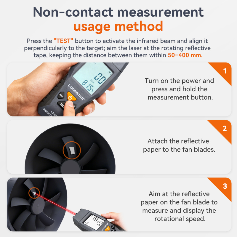 Tacômetro Digital Portátil a L - Tachometer Digital Laser Rpm avaliação e preço