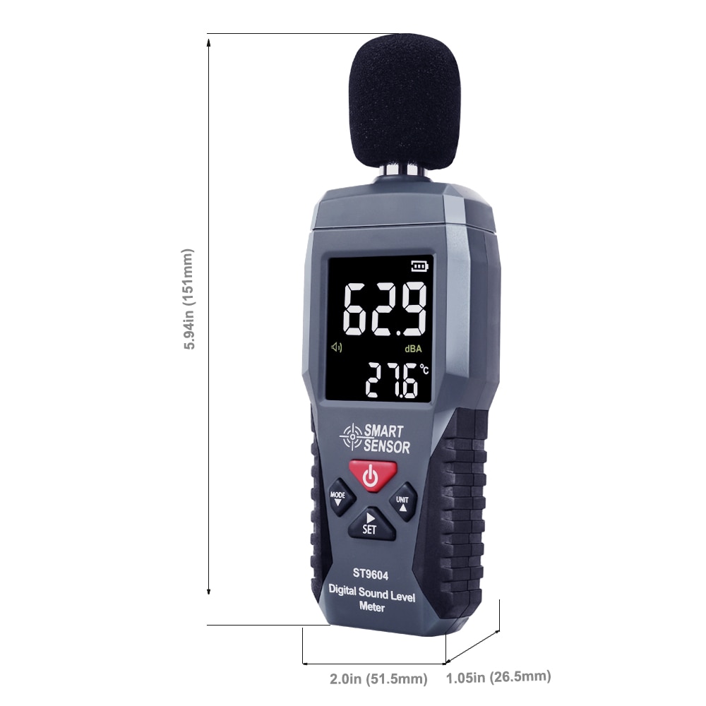 Sensor inteligente medidor de  - Sound Level Meter Db 30-130 avaliação e preço