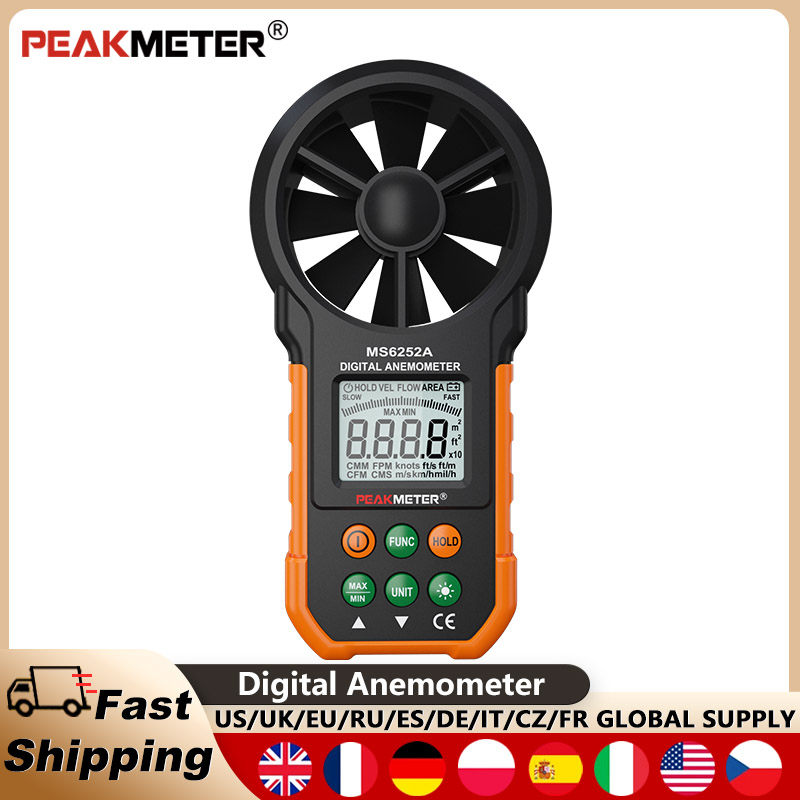 Anemômetro Digital Portátil PE - Anemometer Digital Wind Speed avaliação e preço