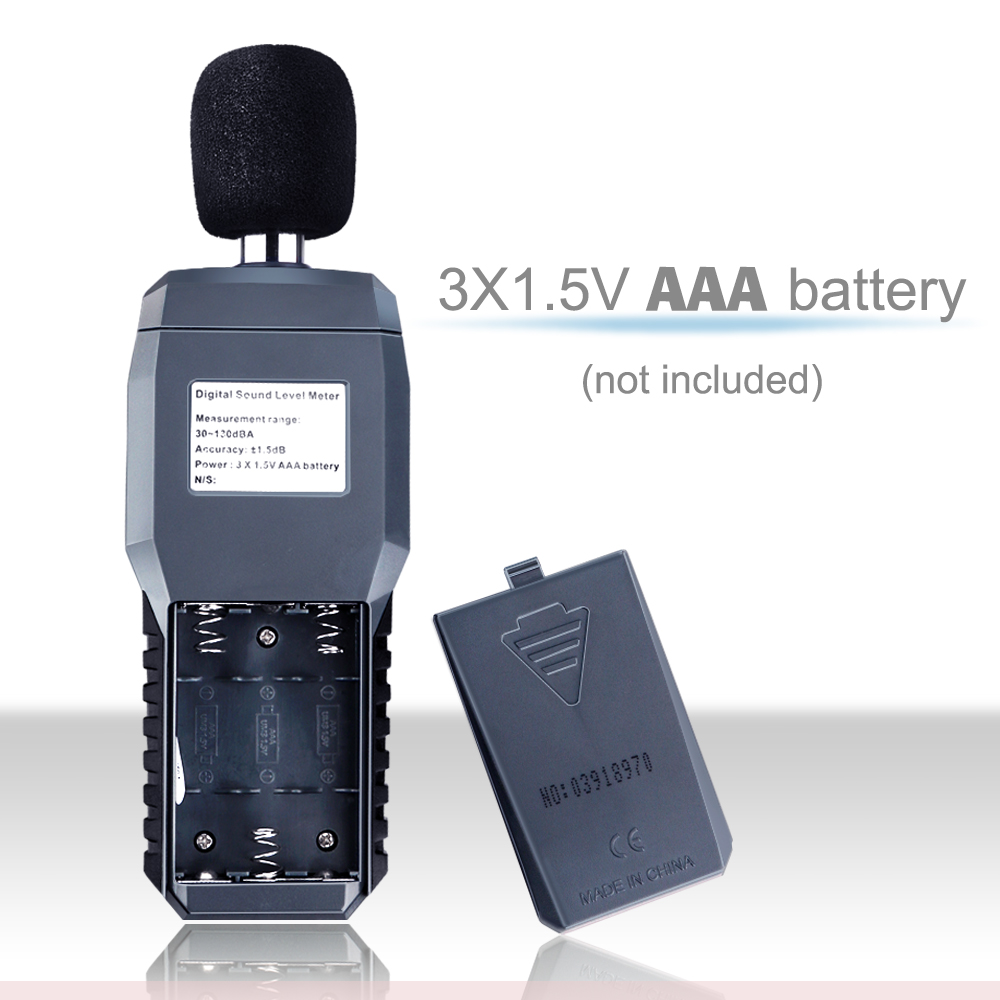 Medidor de nível de som digita - Sound Level Meter Db 30-130 avaliação e preço