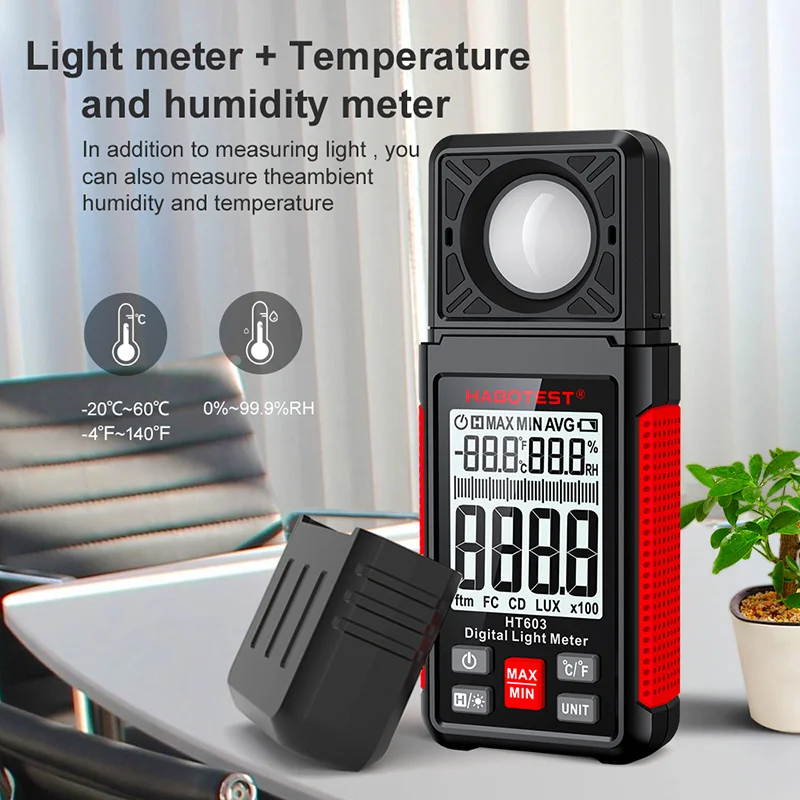 Medidor de Lux Digital HT603 0 - Lux Meter Digital Light avaliação e preço