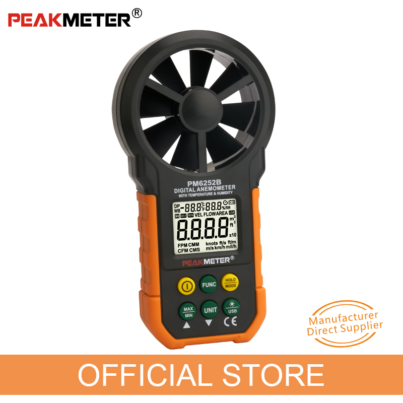 Anemômetro Digital PEAKMETER P - Anemometer Digital Wind Speed avaliação e preço