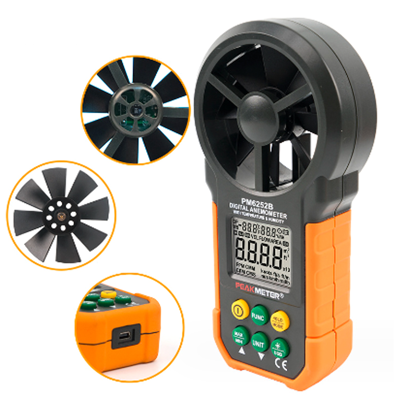 Anemômetro Digital PEAKMETER P - Anemometer Digital Wind Speed avaliação e preço