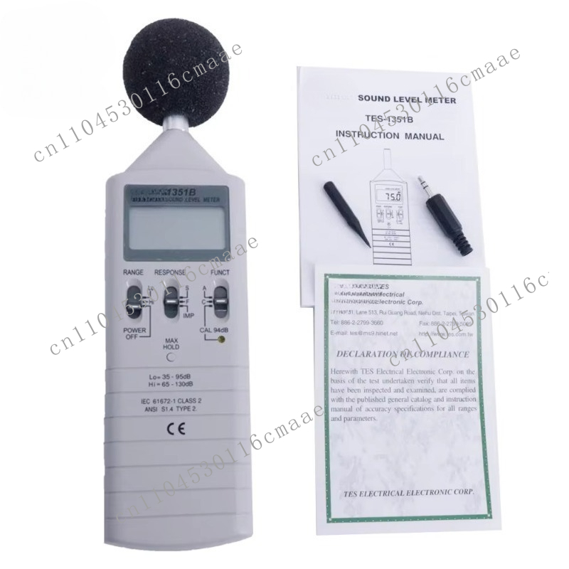 TES-1351B Novo Medidor e Anali - Sound Level Meter Db 30-130 avaliação e preço