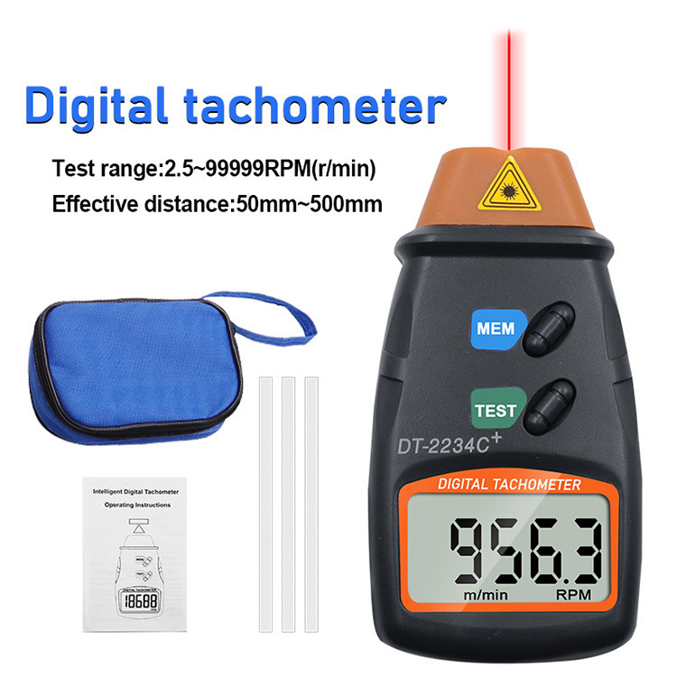 Tacômetro Digital Profissional - Tachometer Digital Laser Rpm avaliação e preço
