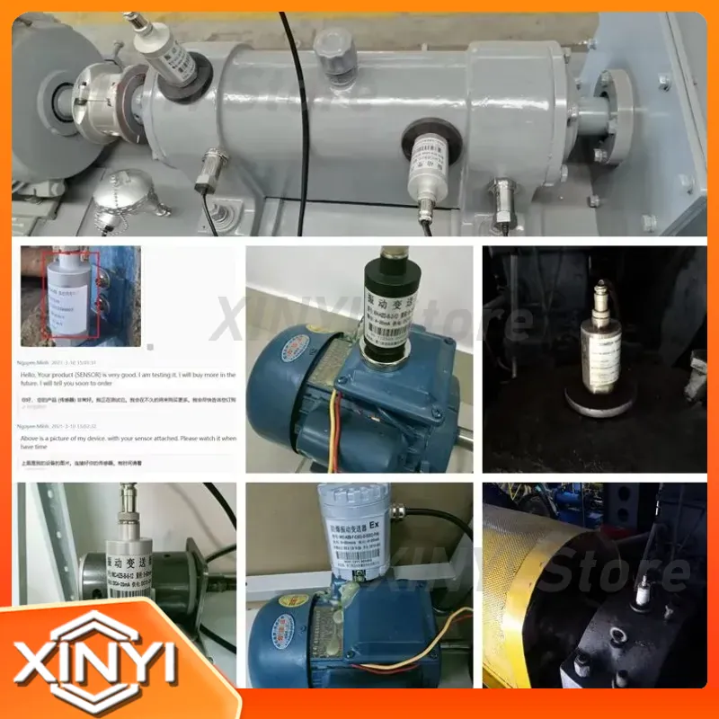 Sensor de Vibração Analógico I - Vibration Sensor Accelerometer Industrial avaliação e preço