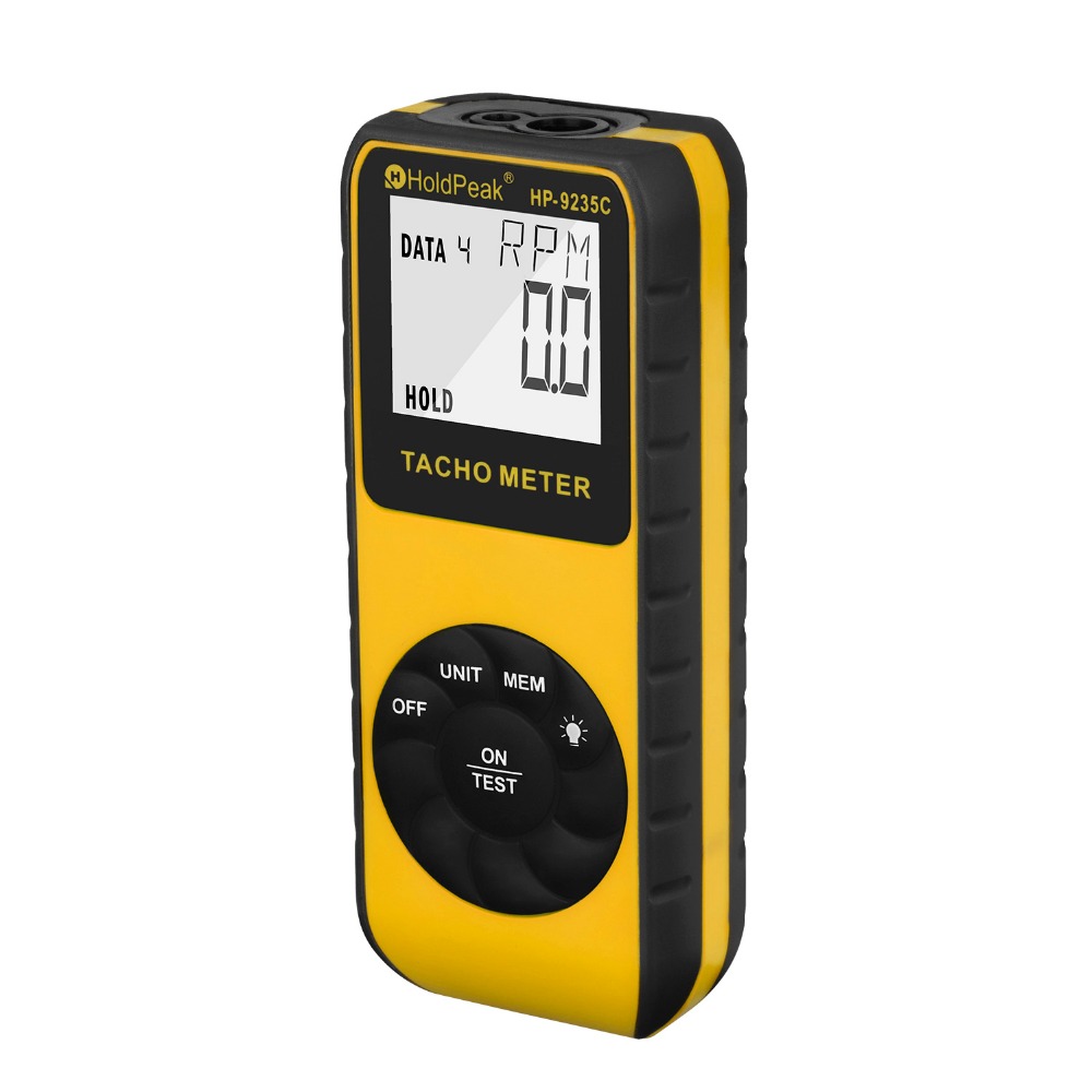 Holdpeak-tacômetro laser para  - Tachometer Digital Laser Rpm avaliação e preço