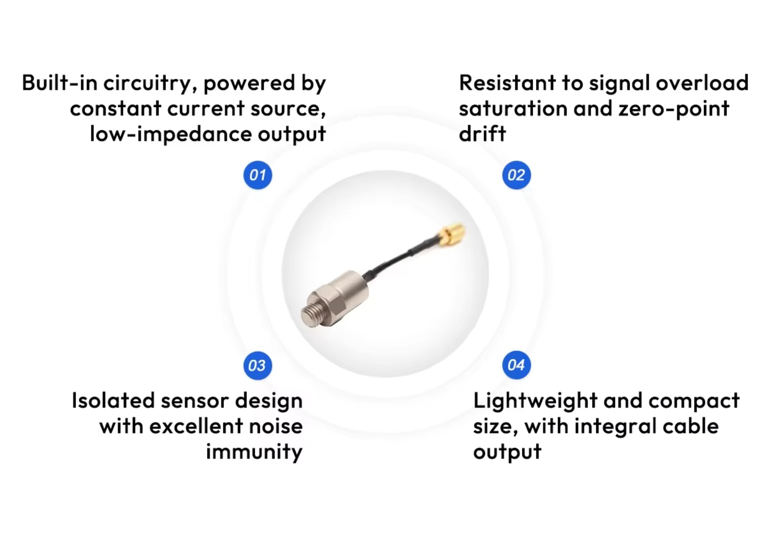 Acelerômetro de Choque IEPE co - Vibration Sensor Accelerometer Industrial avaliação e preço