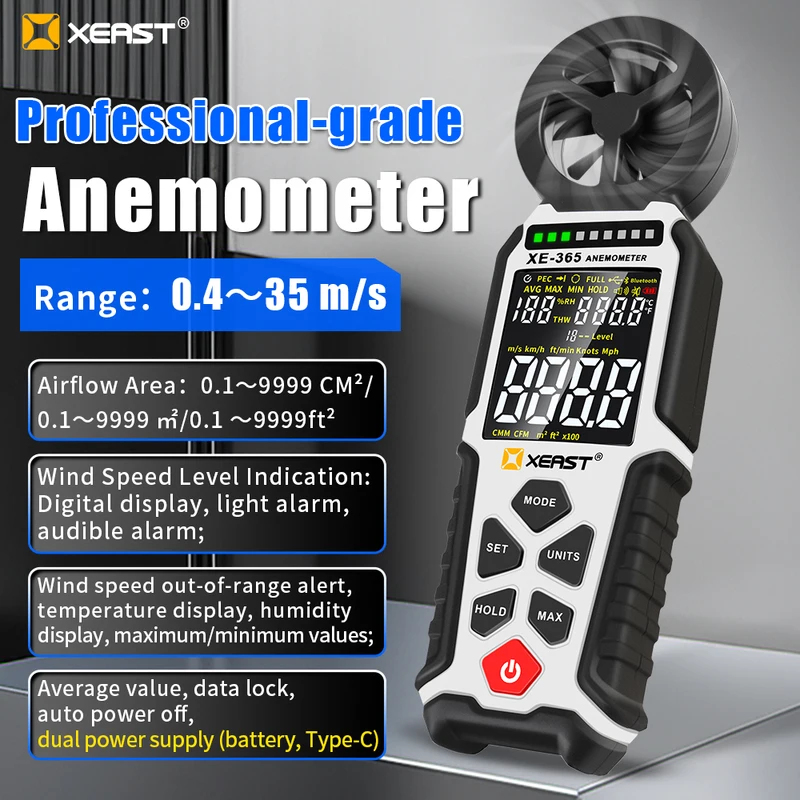 Medidor Digital de Velocidade  - Anemometer Digital Wind Speed avaliação e preço