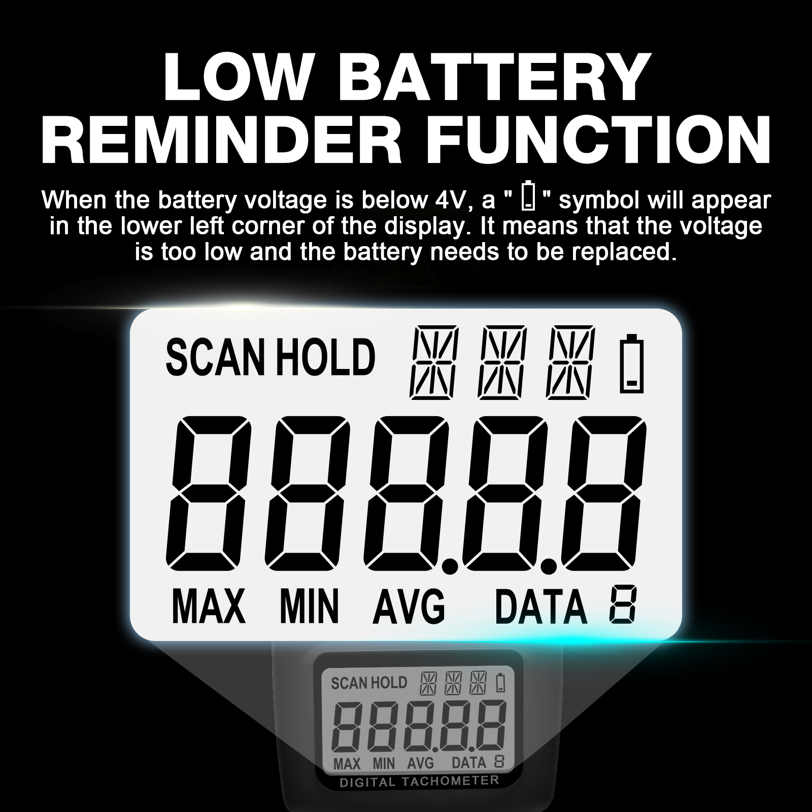 Tacômetro Digital HP-9236C, Me - Tachometer Digital Laser Rpm avaliação e preço