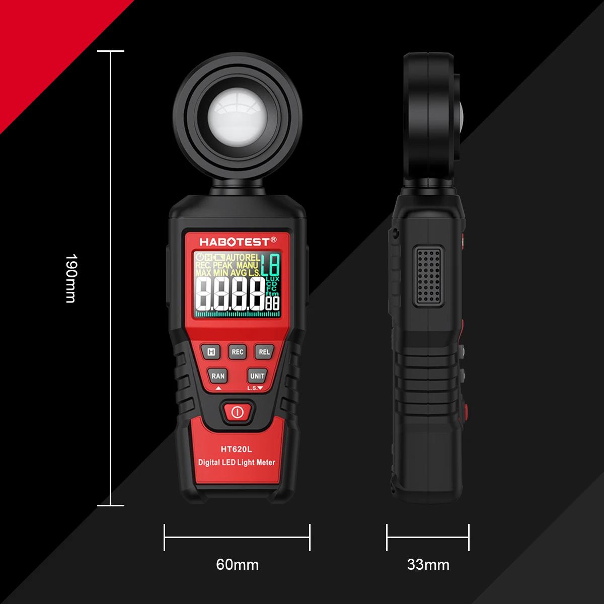 HABOTEST HT620 Medidor de Luz  - Lux Meter Digital Light avaliação e preço